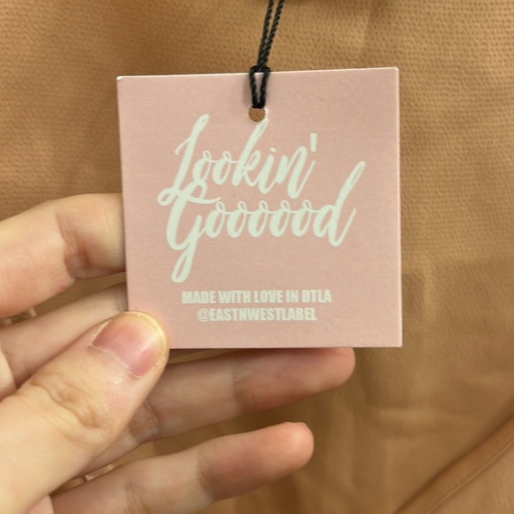 NWT EastNWest Label Bellini Tie Up Blouse - Picture 4 of 9